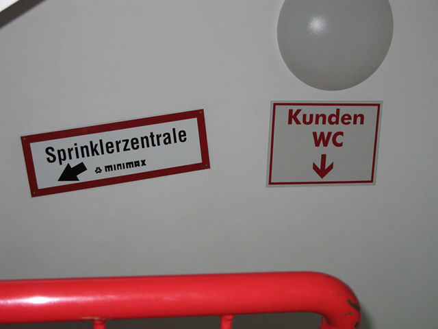  stehpisser schild wc 