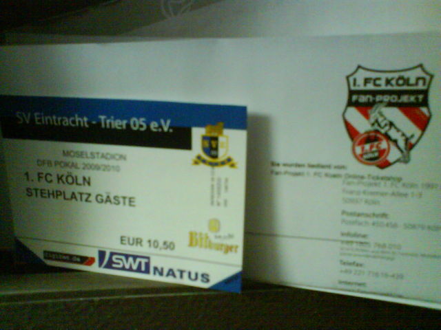 ausflug nach trier fcfc briefkasten fc kln dfbpokal ticket auswrtsfahrt trier 