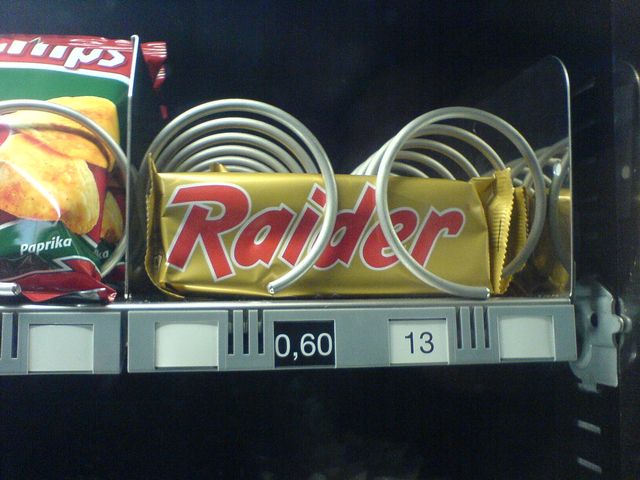 Fressautomat beim ZDF twix fake snickers mars 