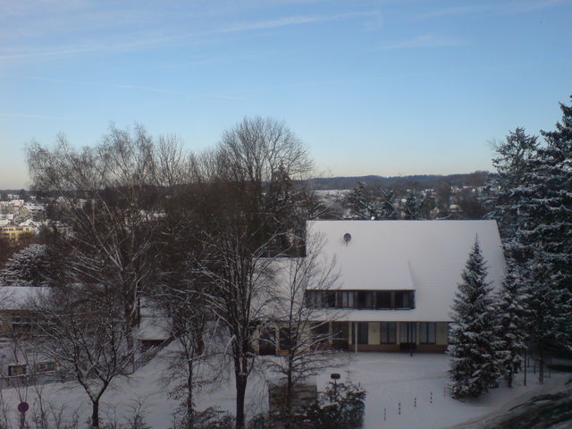 blick aus dem krankenhaus bergisches_land schnee winter krankenhaus wei� 