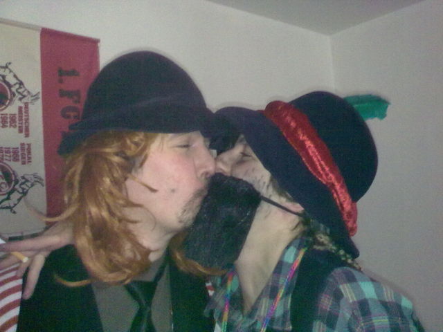 duell der b�rtigen b�rte karneval stephan bart esther karneval2009 