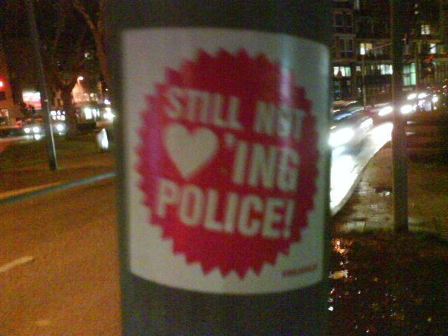 still not  kln polizei sticker acab 