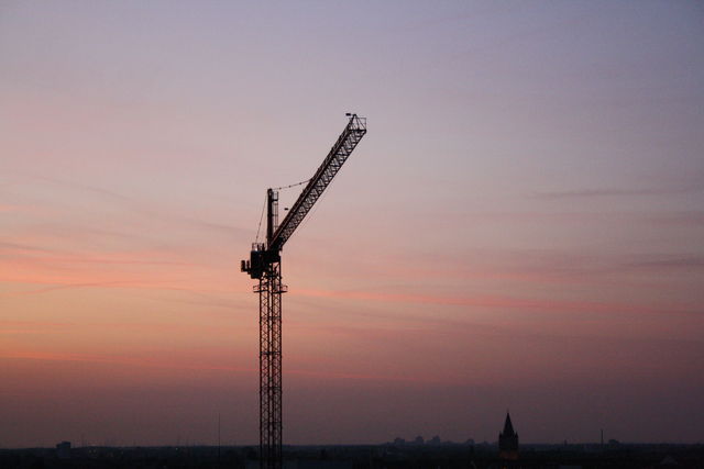 ehrenfeld ehrenfeld sonnenuntergang kran moschee 