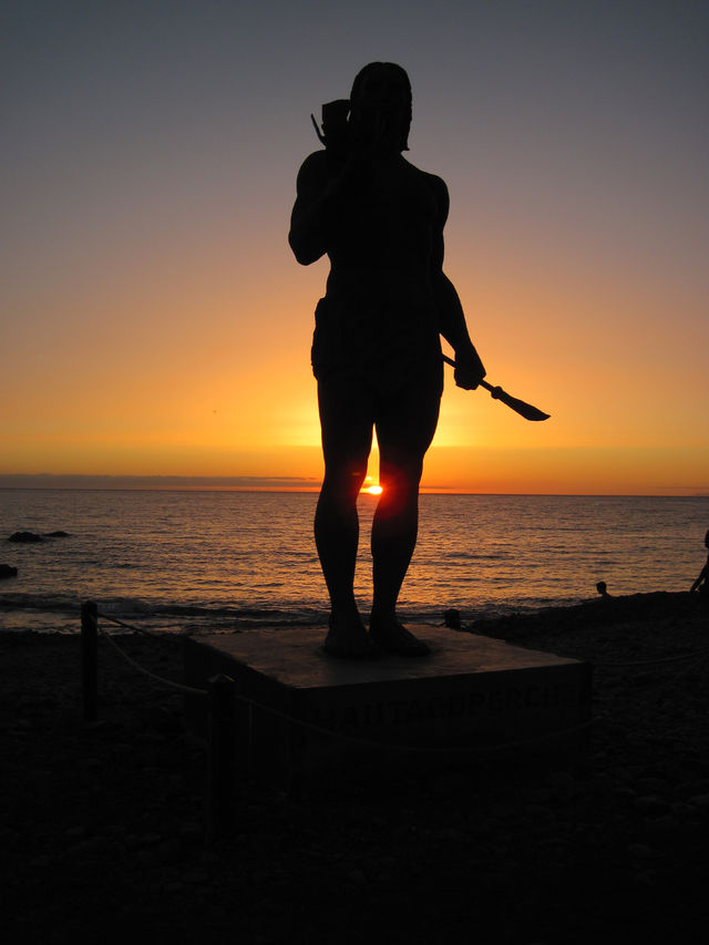 sonnenuntergang mit hautacuperche sonnenuntergang spanien la gomera 