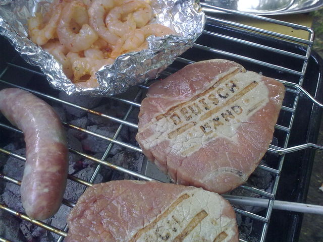 Deutsches Fleisch aus deutschen Landen. branding brandzeichen deutschland fleisch deutsch 