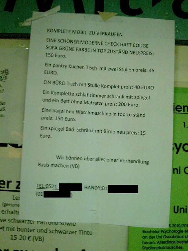 anzeige bielefeld kauderwelsch schrnk stullen anzeige uni mbel kleinanzeige 