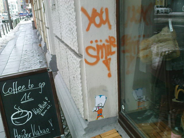 She smiled at you booOooyyyy... k�ln cafe 